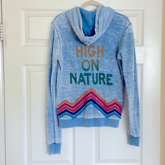 Aviator Nation Zip Up Hoodie Size Small - Picture 2 of 2